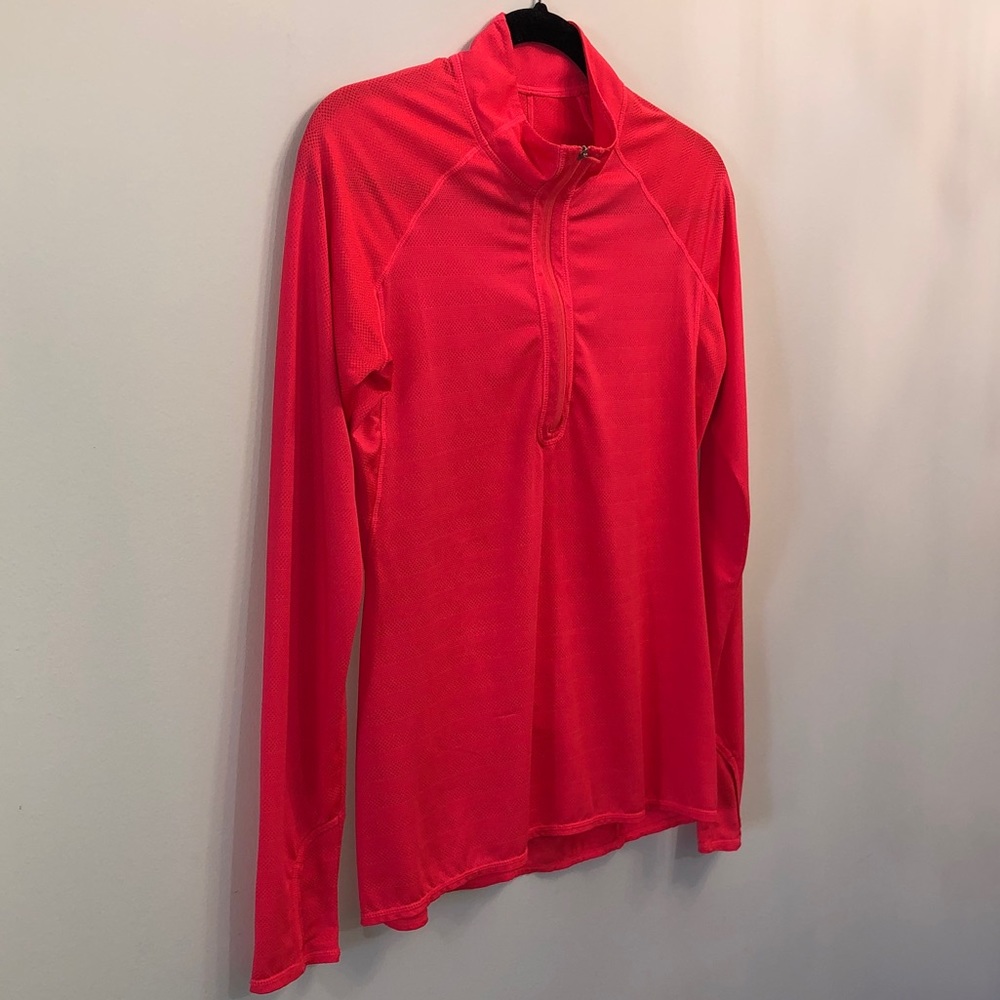 LIKE NEW— Athleta Hot Pink Half Zip
